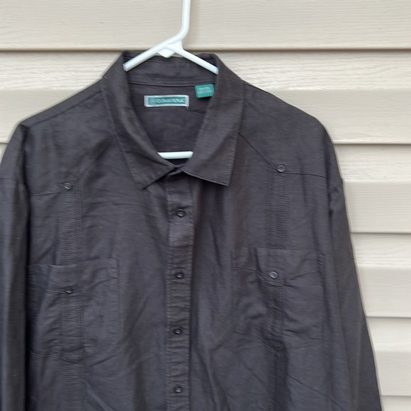 Cubavera mens black longsleeve shirt - Picture 2 of 6